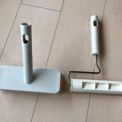 美品 無印良品 掃除用品システム ヘッドが付け替えられる 軽量ポール ブラシ 5点セット の画像