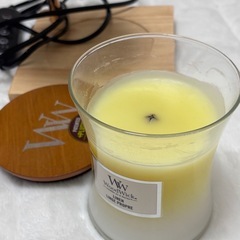 WoodWickウッドウィックキャンドルキャンドルウォーマーセットの画像