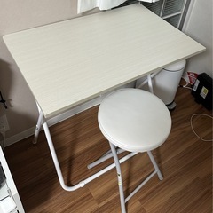 机　イス　セット　ニトリの画像