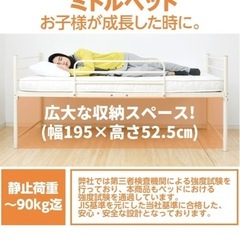 【元値¥28000】ベッドフレーム：ブラックの画像