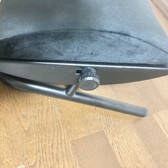 サンワサプライ　フットレスト ふかふかクッション 角度無段階 スウィング可能 簡単ストレッチ スチール脚 足置き台 EZ1-FR029の画像