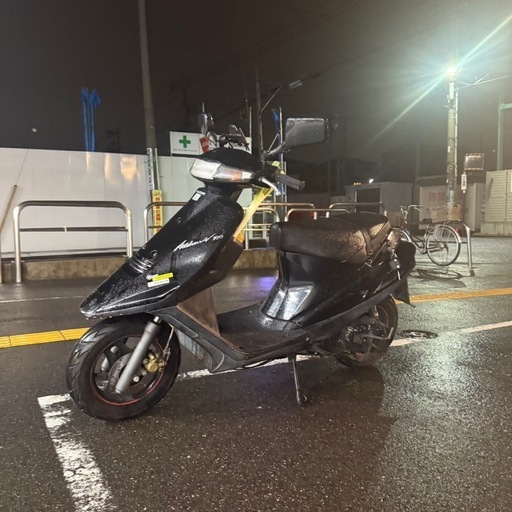 アドレスV100  V125のフロントフォーク化