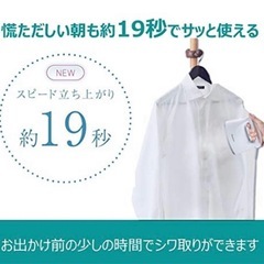 ほぼ新品　パナソニック 衣類スチーマー NI-FS570-PN アイロンの画像