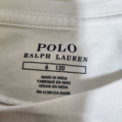 【お取置き中２】ラルフローレン 国旗柄Tシャツ サイズ6の画像