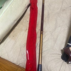 延べ竿 1.2m 小物釣り用 赤い竿袋（ケース）付き** の画像