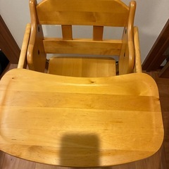 折りたたみベビーチェアの画像