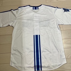 横浜DeNAベイスターズ ホームユニフォーム Lサイズ 森唯斗選手サイン入りの画像