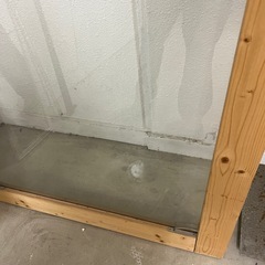 ガラス　窓　205cm×85cmほどの画像