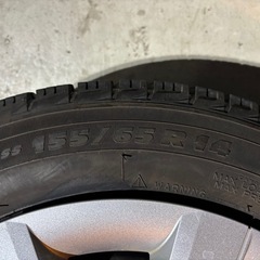 『お取引者様決定』軽自動車用　スタッドレス　155/65R14の画像