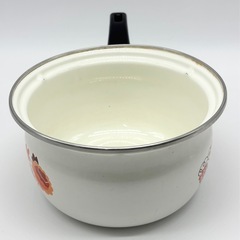 中古◆ホーロー◆片手鍋◆象印◆昭和レトロの画像