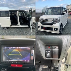 車検R9年3月まで‼️乗って帰れます🚗平成26年式ホンダN-BOXカスタム🚗片側パワースライドドア！バックカメラ！衝突軽減ブレーキシステム！の画像