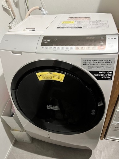 【お譲り先決定】日立ドラム式洗濯機BD-SX110CL