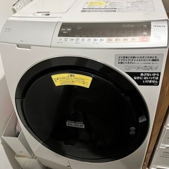 【お譲り先決定】日立ドラム式洗濯機BD-SX110CLの画像