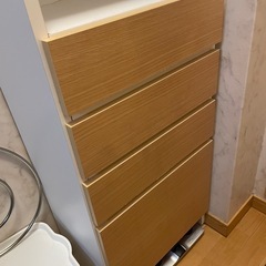 ランドリーラック　収納棚　収納家具の画像