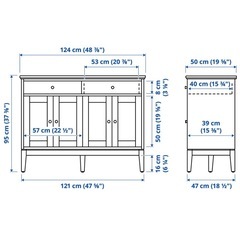 IKEA   IDANAS イダネス　食器棚／サイドボードの画像