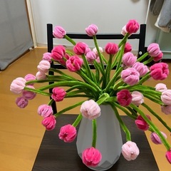 🌷ハンドメイド・チューリップブーケの画像