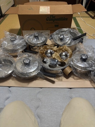 【 未使用 】アムウェイ クイーン クックウェアー　The Compatibles 鍋20Pセット まとめ売り 旧製品