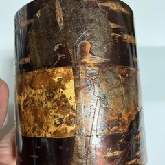 桜皮細工　茶筒　大館　栗久の画像