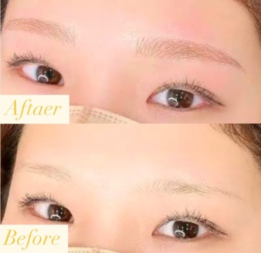 洗顔してもとれない美しい眉
