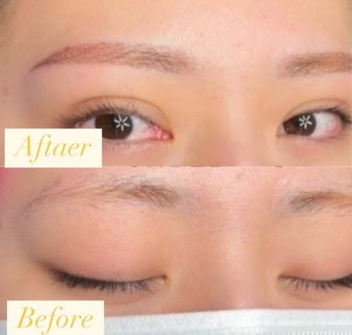 洗顔してもとれない美しい眉