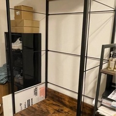 【引き取り限定】ニトリ ハンガーラック 収納棚 美品【21日まで】の画像