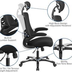 【日本正規輸入品】Flash Furniture エグゼクティブ オフィスチェア USAメーカー 新品未開封品の画像