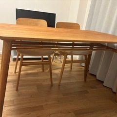 NOCE ノーチェ　ダイニングセット　テーブル135×75　チェア2脚  の画像