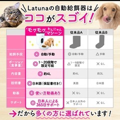 ペット自動給餌器犬猫いぬねこの画像