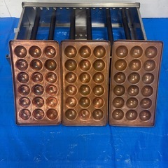 業務用　たこ焼き器　銅板3枚　未使用品の画像