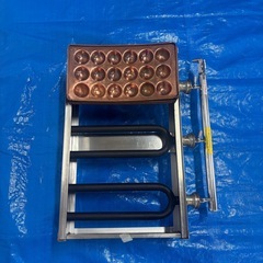 業務用　たこ焼き器　銅板3枚　未使用品の画像