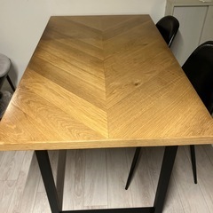 アイアンダイニングテーブル140cmの画像