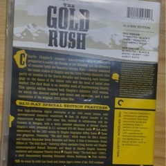チャップリンのブルーレイ「GOLD RUSH」の画像