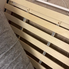 ベッドフレーム＋マットレス＋掛け布団の 3点セットの画像