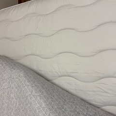 ベッドフレーム＋マットレス＋掛け布団の 3点セットの画像