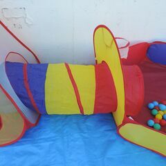 ベビー・子供用品買取販売キッズモール湘南/ボールテント３in１/コンパクト/クリーニング済の画像