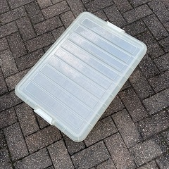 無印良品のクリアケース色々の画像