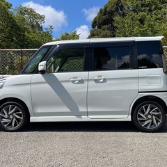 平成25年 スペーシア カスタム TS MK32S パール 走行21.3万キロ 車検対応可の画像