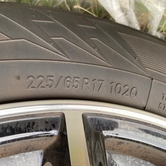 TOYOスタッドレスタイヤ225/65R17 21年製 ほいーるせホイールセットの画像
