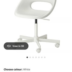 イケア デスク+椅子の画像