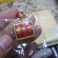 ハローキティ ご当地キティ 博多限定 辛子明太子 根付け ストラップの画像