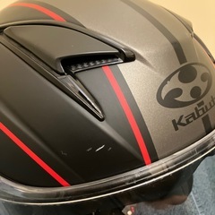 OGK KABUTO EXCEED DELIE ジェットヘルメット フラットブラックグレー Mサイズの画像