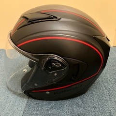 OGK KABUTO EXCEED DELIE ジェットヘルメット フラットブラックグレー Mサイズの画像