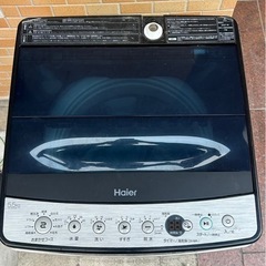 (運搬費込)(即日、深夜ok)オシャレデザイン！　2021年製　5.5キロ　ハイアールの画像