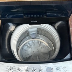 (運搬費込)(即日、深夜ok)オシャレデザイン！　2021年製　5.5キロ　ハイアールの画像