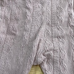 【80】SLAP SLAP リボン付き レギンス くすみカラー ピンク 冬服の画像