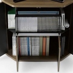 【美品】北欧風コーナーテレビ台✨ブラウン／OLIVEシリーズ 幅79cmの画像