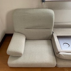 引取限定　ニトリ　ローソファ　L字型の画像