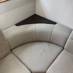 引取限定　ニトリ　ローソファ　L字型の画像