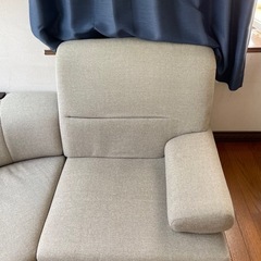 引取限定　ニトリ　ローソファ　L字型の画像