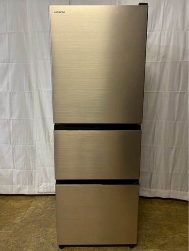 【成約済み】【12ヶ月保証】【美品】日立 3ドア冷蔵庫 R-27TV 2023年製 265L 右開き